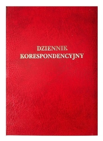 

Dziennik korespondencyjny A4 96 kart Bordowy