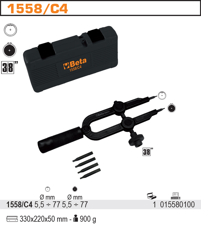 Инструмент плоскогубцы кольца SEGERA BETA 1558 / C4