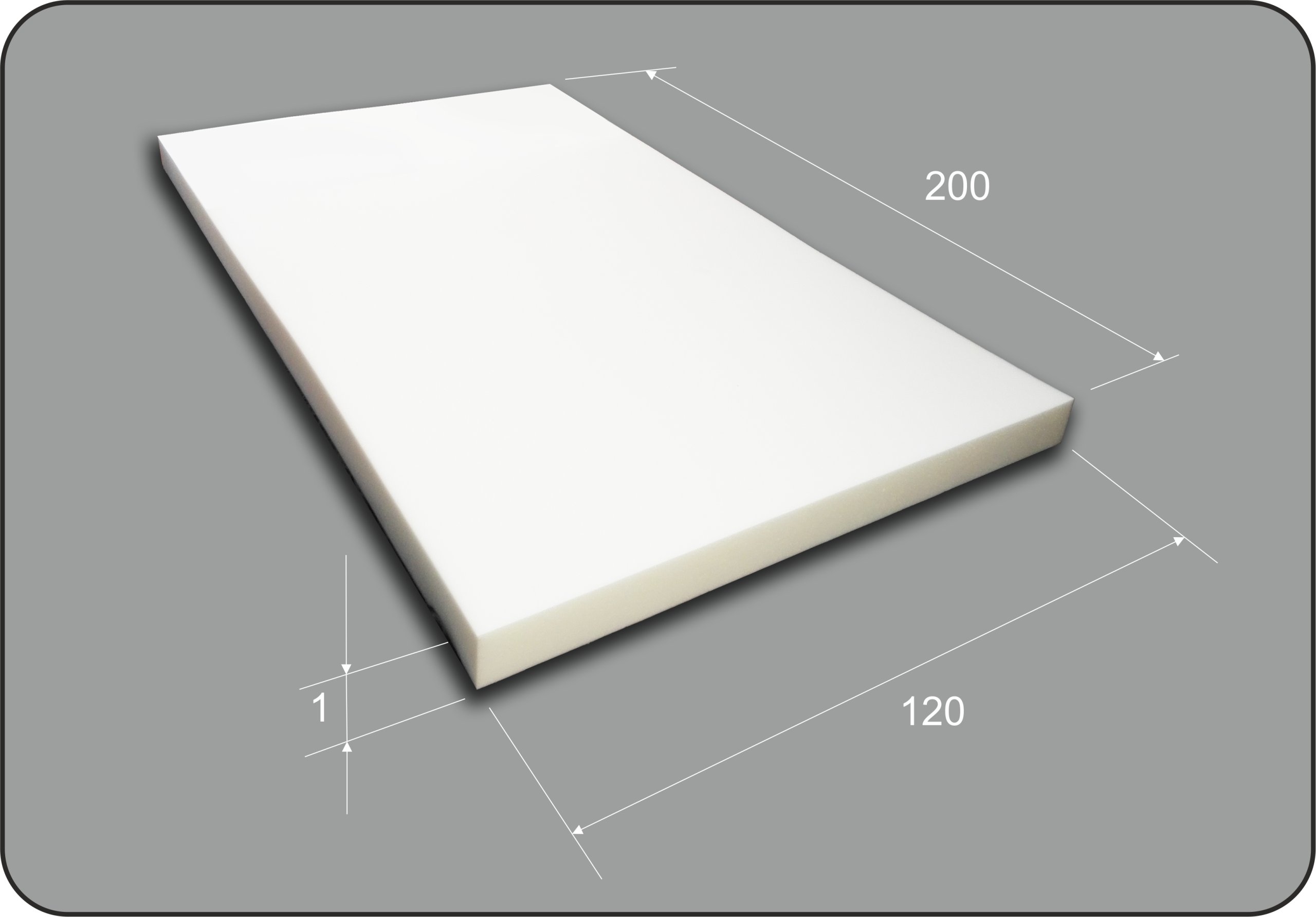 PIANKA TAPICERSKA MEBLOWA GĄBKA T25 200X120X1CM Marka Iberis