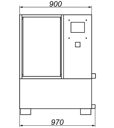 Myjka do kol Wulkan 300 czyste kola szybki serwis Weight with packaging 310 kg