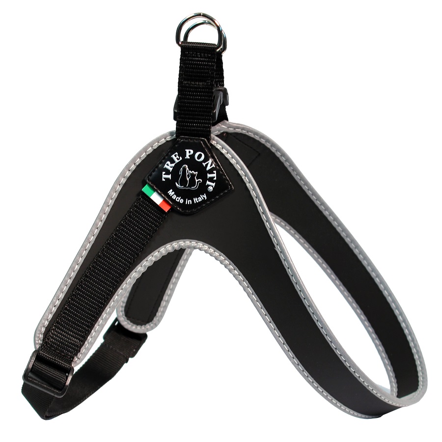

Szelki małe psy 43-58 cm Tre Ponti Easy Fit czarne