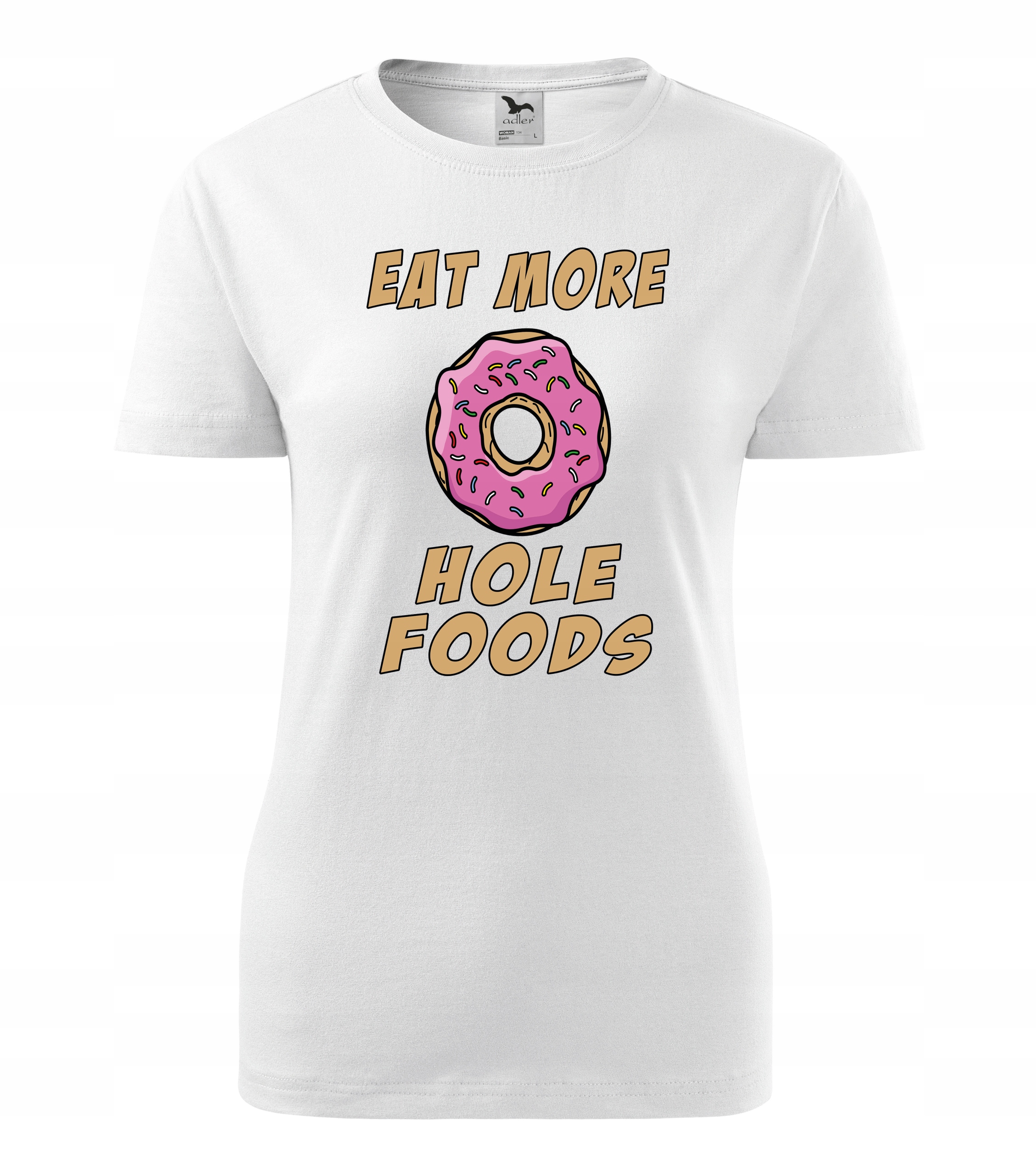

koszulka damska Eat More Hole Foods prezent r. M