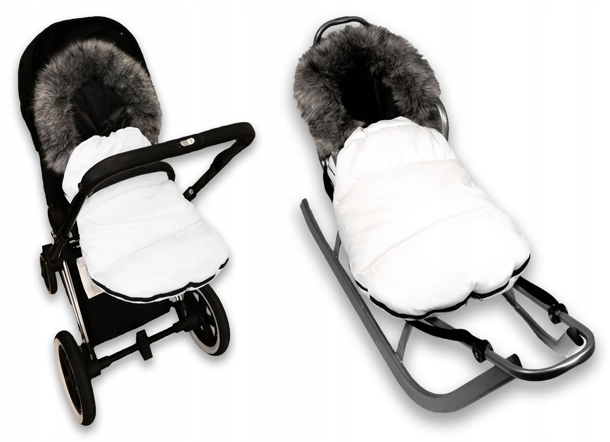 KiziaMizia ŚPIWOREK DO WÓZKA GONDOL SANKI DLA DZIECKA ZIMA 4w1 Szerokość produktu 48 cm
