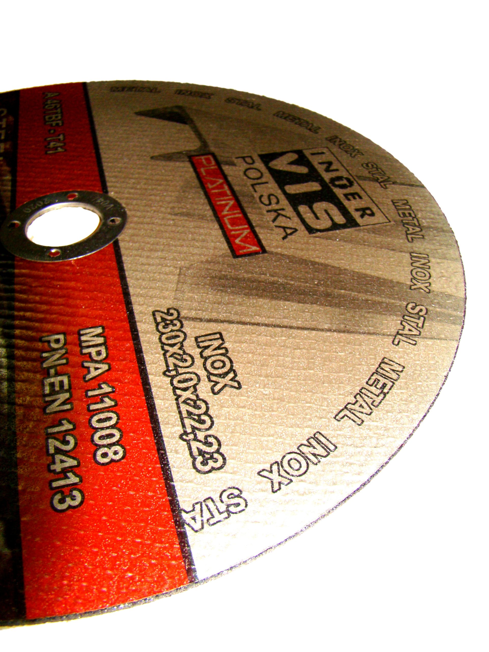 TARCZE TARCZA DO CIĘCIA METALU INOX 230x2,0 10 SZT Kod producenta 23020IV