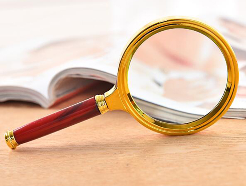 LUPA RĘCZNA KLASYCZNA 80mm ZŁOTA SZKŁO ELEGANCKA Rodzaj lupa