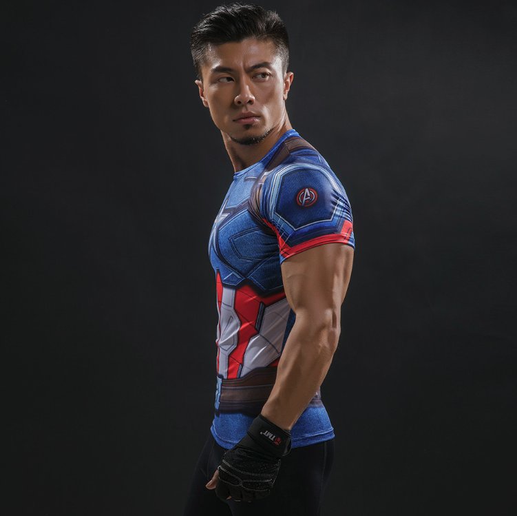 Koszulka termoaktywna na siłownie Avengers M Marka inna