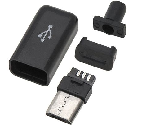 

Wtyk Micro Usb Typ B Na Kabel Czarny