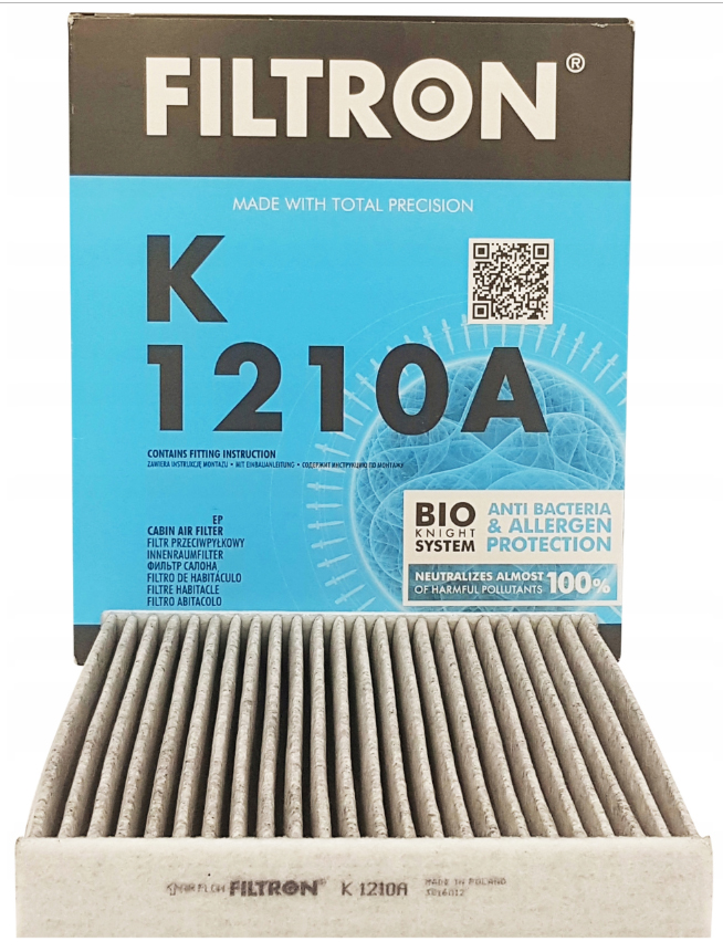 FILTRON FILTR KABINOWY K1210A TOYOTA RAV4 YARIS K 1210A za 34,60 zł z ...