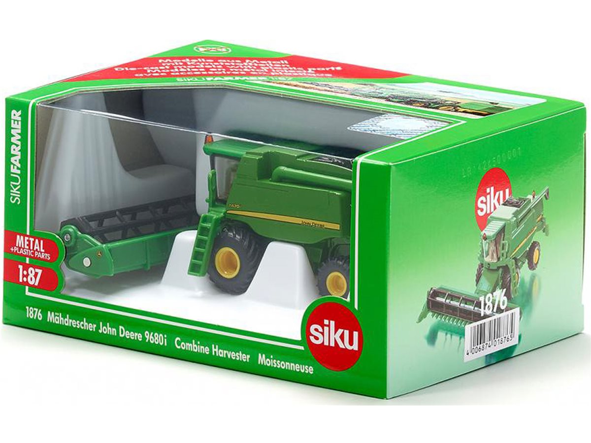 SIKU 1876 KOMBAJN JOHN DEERE 9680i SKALA 1:87 (4006874018765