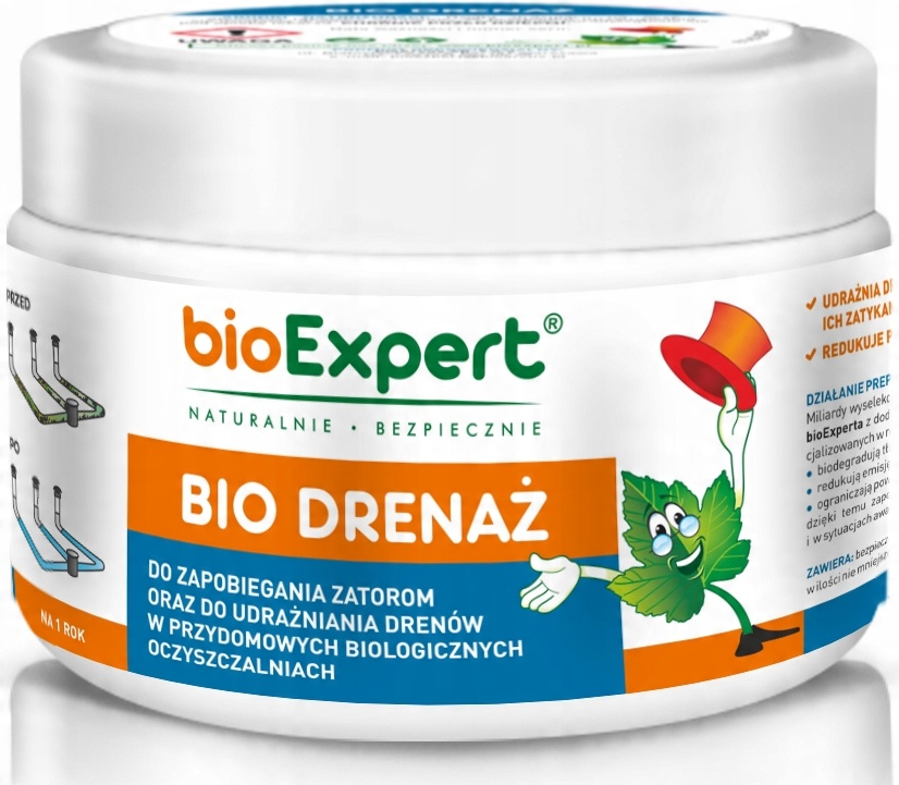 

Bio Drenaż bioExpert do udrażniania Drenażu 250g