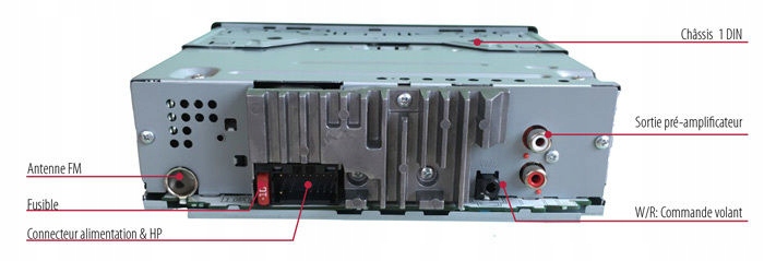 PIONEER DEH-S120UB S120UBG CD USB RADIO SAMOCHODOW Rodzaj akcesoryjny