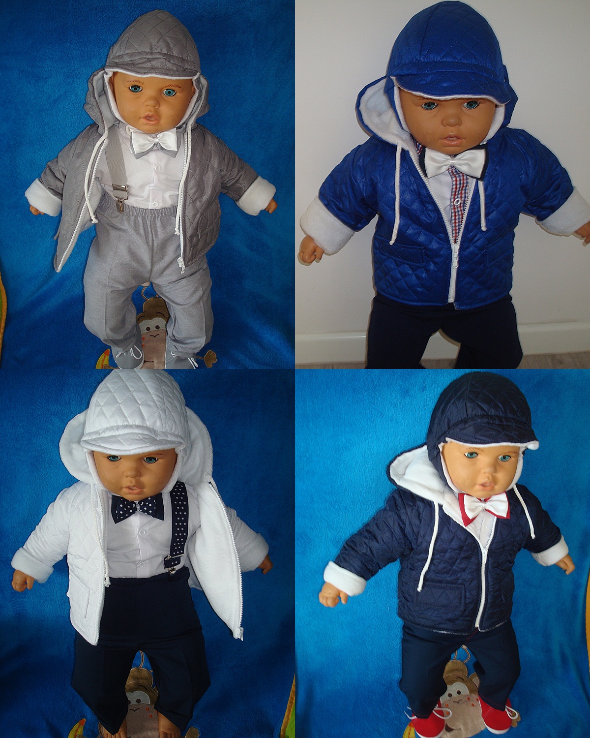 SPODNIE OCIEPLANE UBRANKO CHRZTU PIKOWANA KURTKA Wiek dziecka 6 m +