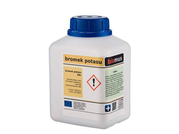 

Bromek Potasu czysty 500g Biomus