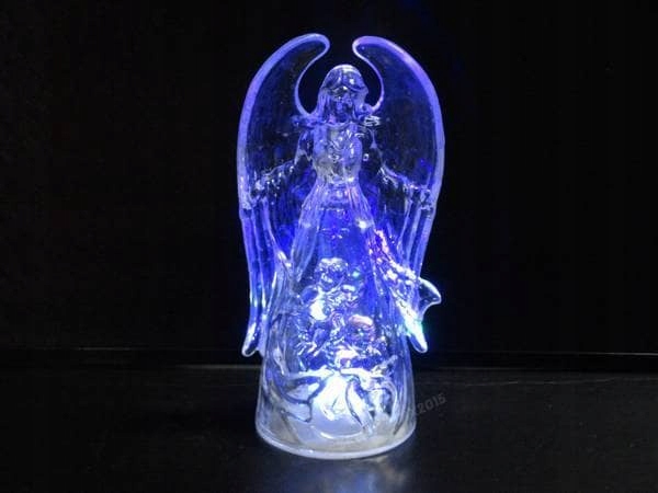 ANIOŁ ANIOŁEK ŚWIECĄCA OZDOBA ŚWIĄTECZNA 5427+ BAT Wysokość produktu 21 cm