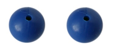 2szt. koraliki silikonowe 15mm granatowe