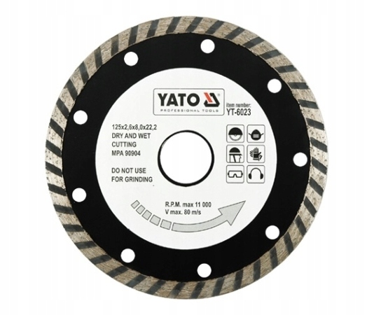 

Tarcza Diamentowa Segment Turbo 125MM YT-6023