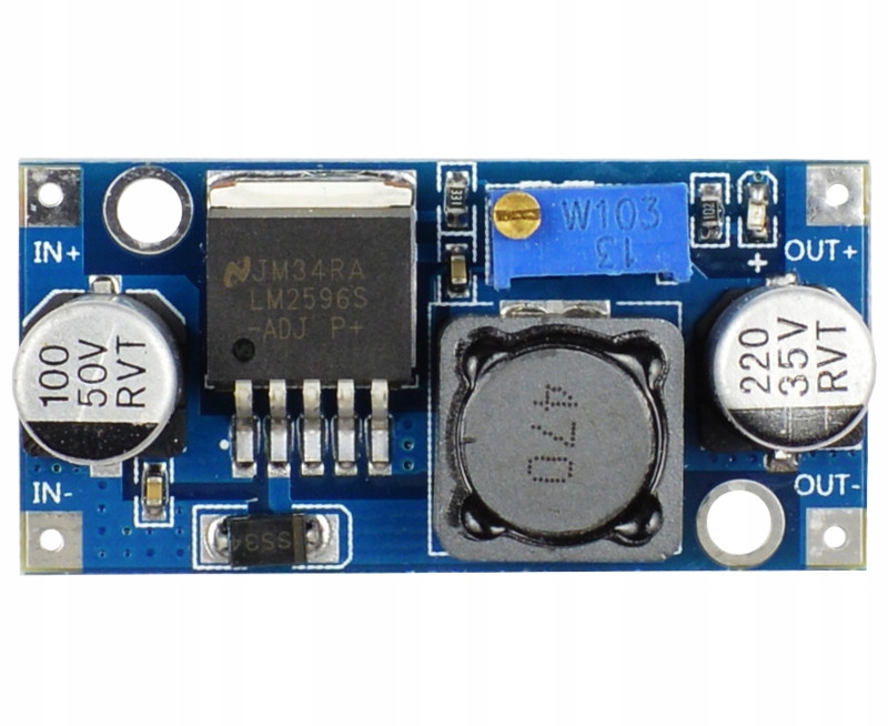 

Zasilacz przetwornica DC LM2596 1.5-35V 3A Arduino