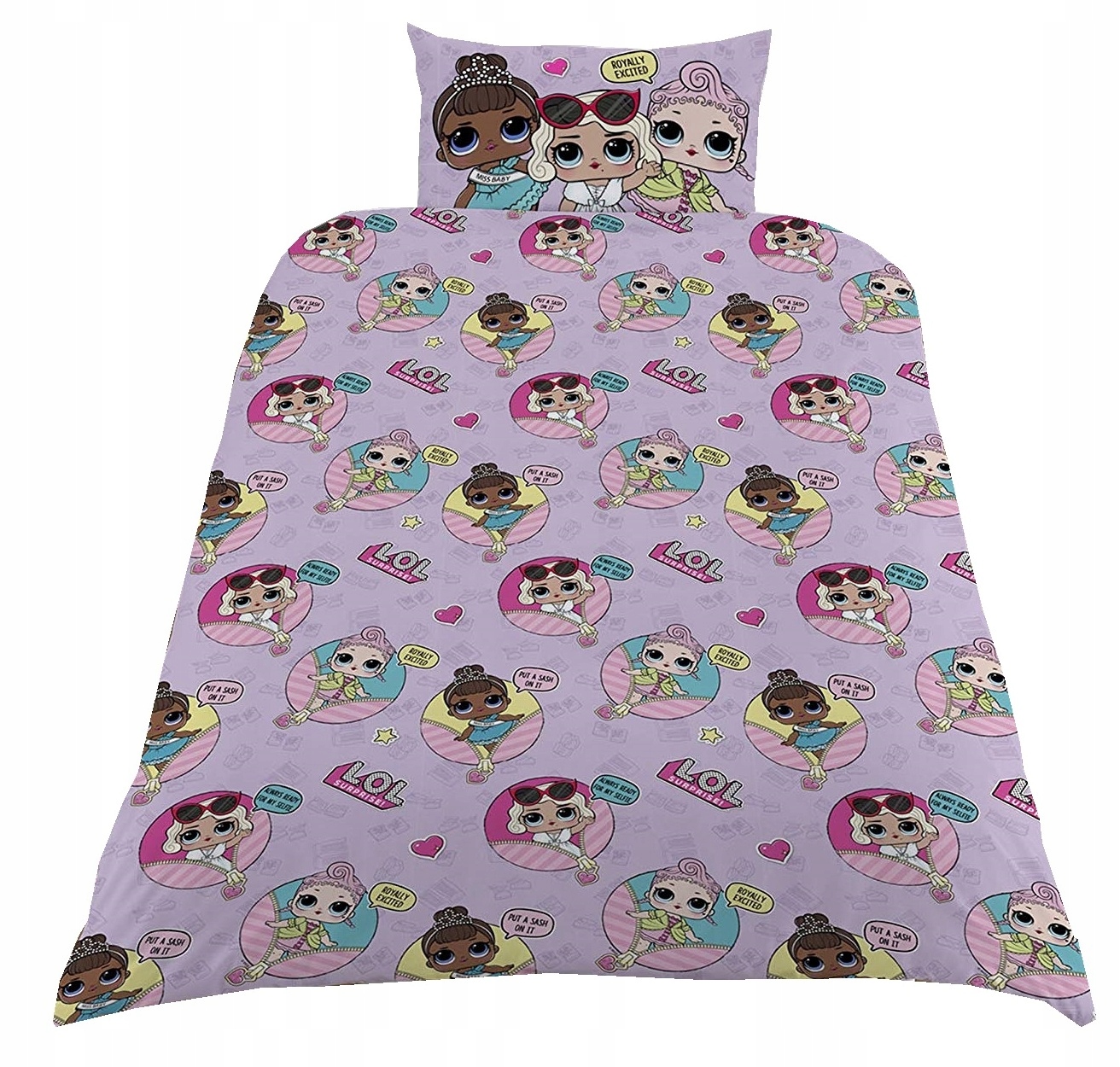 Pościel Laleczki L.O.L 135/200 (140) Bohater L.O.L. Surprise