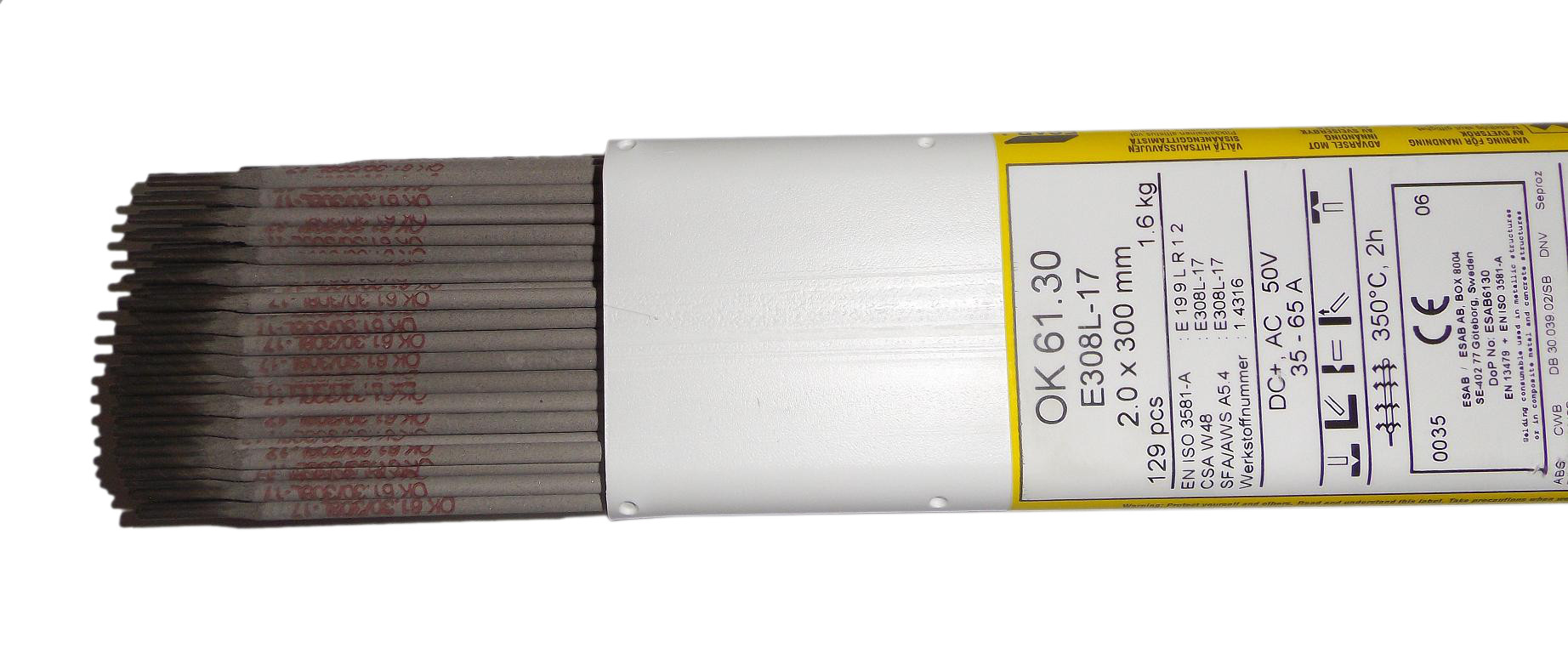 

Elektrody Nierdzewki Kwasówki 316L 3,2 Esab Inox