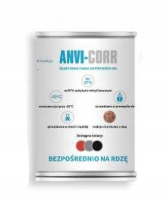 

Anvi-corr Farba Antykorozyjna Czarna 1litr