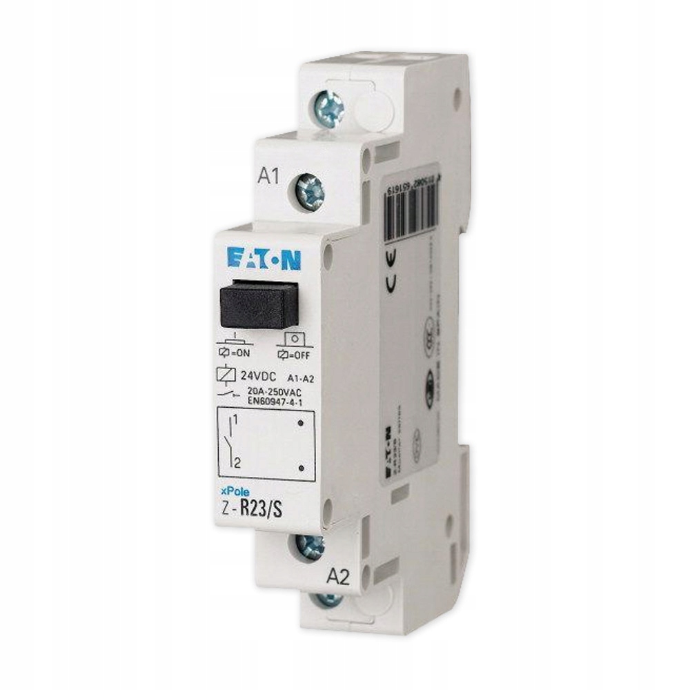 

Eaton Przekaźnik instalacyjny 1Z 20A 24V DC 265161