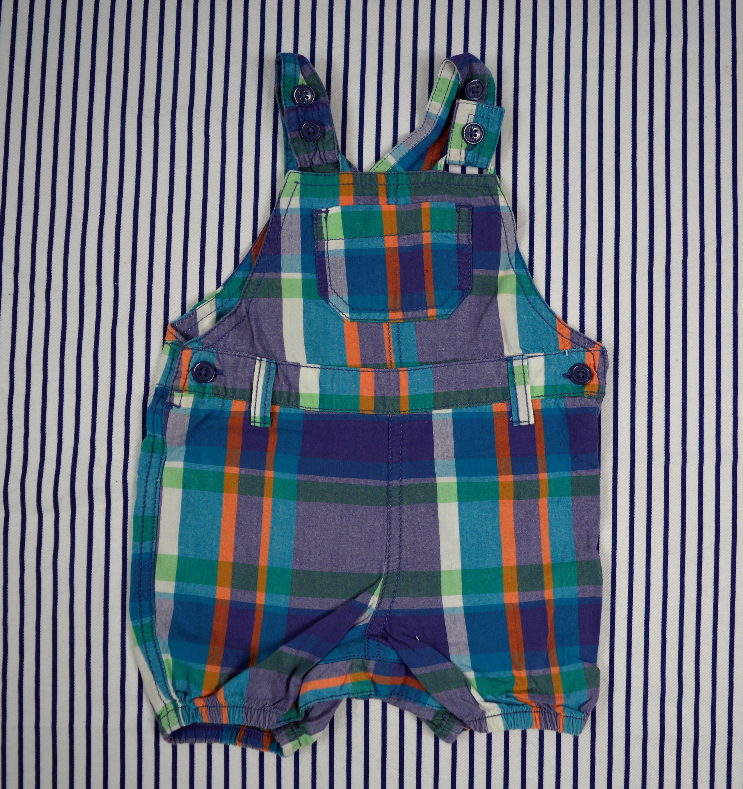 F&F SPODENKI OGRODNICZKI RAMPERS 3-6m 68