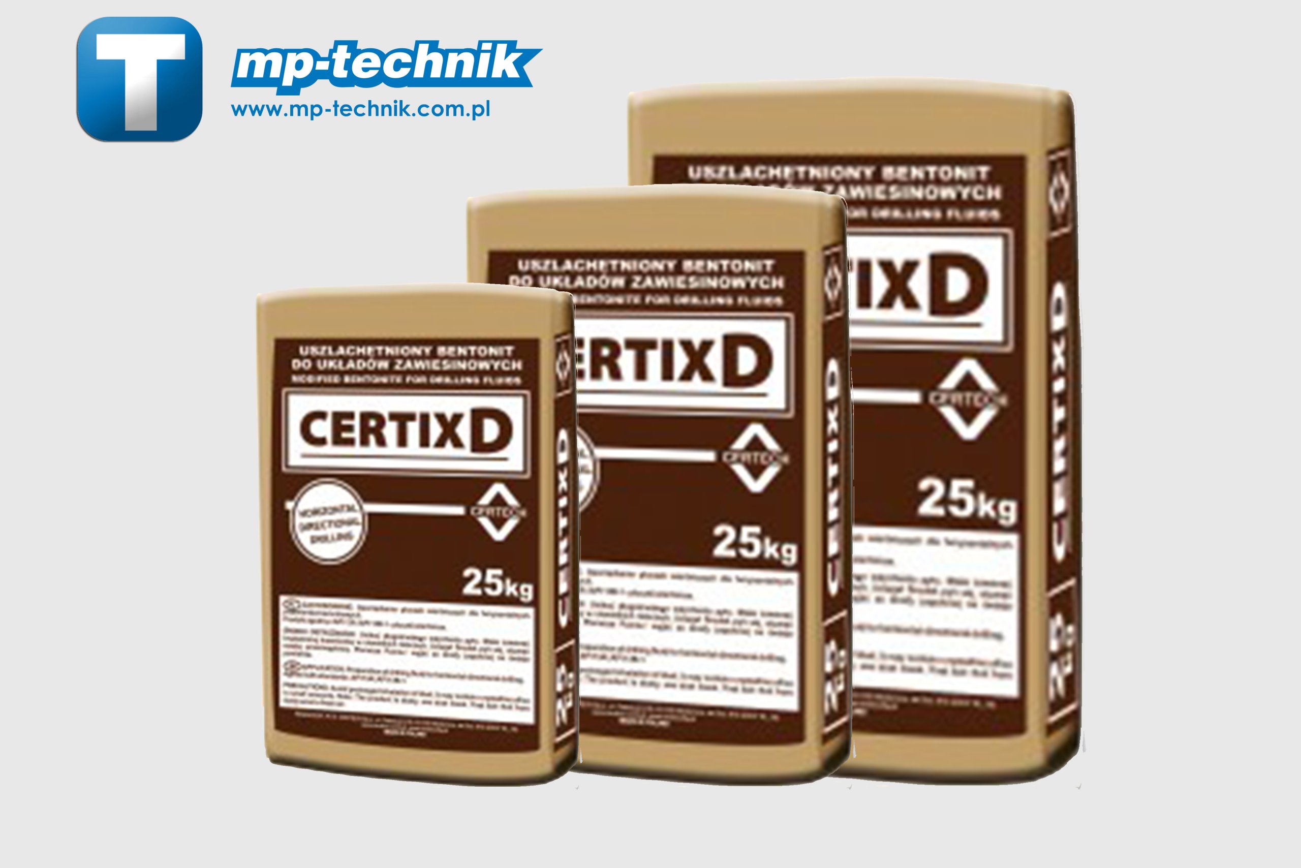 BENTONIT WIERTNICZY DO STUDNI, PŁUCZKA WIERTNICZA 20kg Kod producenta Certech 20kg