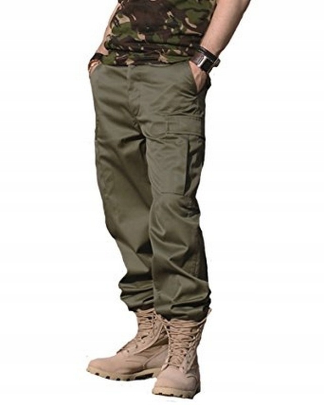 Spodnie bojówki taktyczne US Ranger BDU oliv L