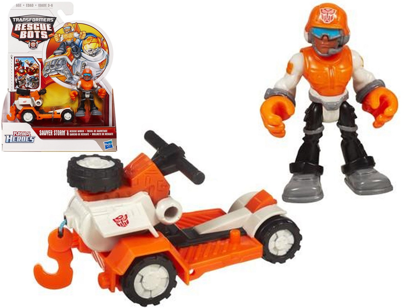 

Hasbro- Transformers Rescue Bots Sawyer+wyciągarka