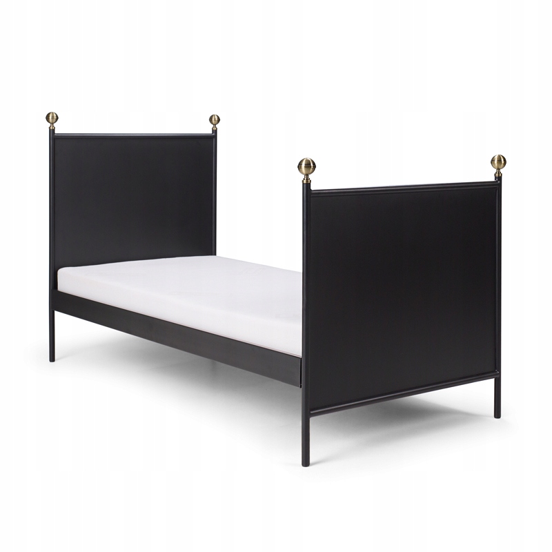 LAMIN kovová klasická retro posteľ 90x200 cm