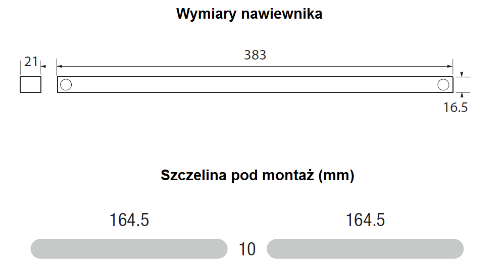 Nawiewnik okienny FVENT 2500F biały Marka Fvent