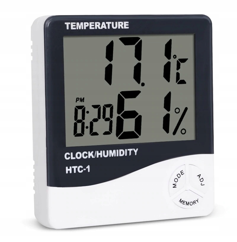 Метеостанция термометр гигрометр часы 5в1 бренд VERK GROUP