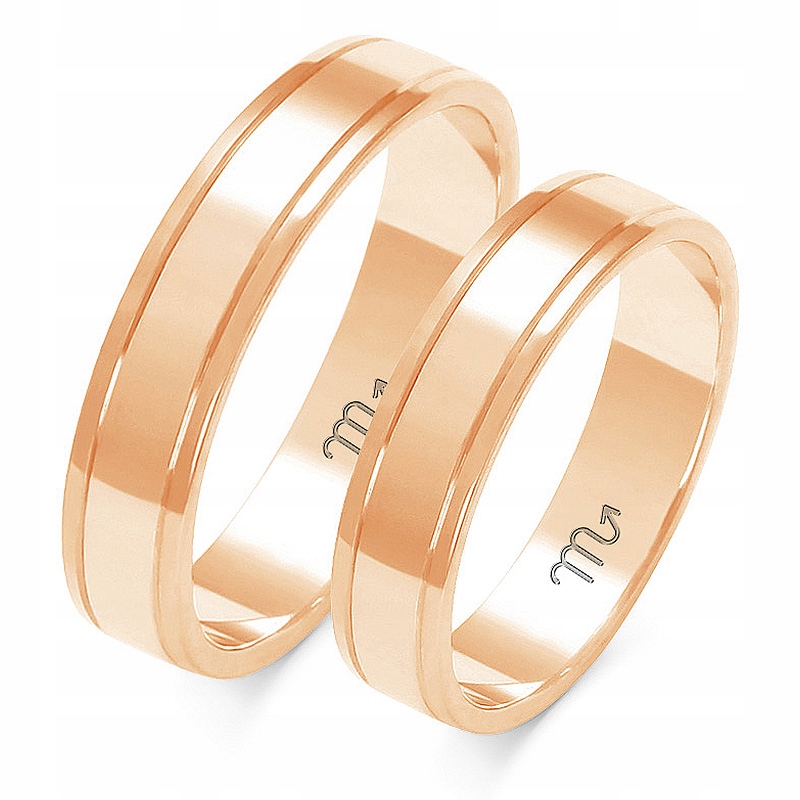 Zlaté Prsteny 14K 4,5 mm id A-208