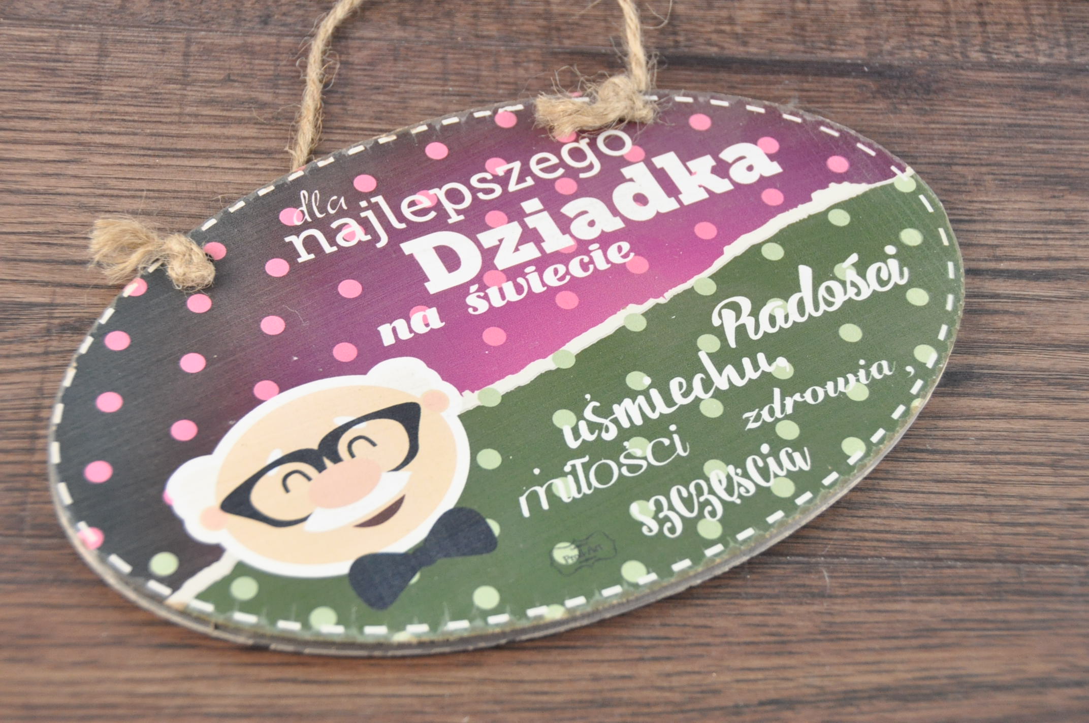 *dekoradom* NAPIS TABLICZKA DZIEŃ DZIADKA !!!! Długość 23 cm