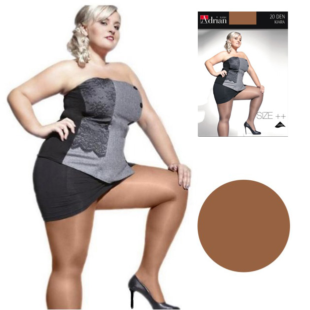 

Adrian Rajstopy Kiara 20D Dla Puszystych 8XL Beige