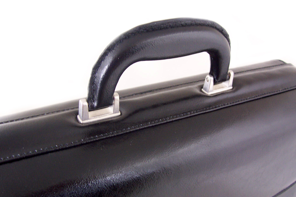 Skórzana Teczka męska aktówka na laptop 15 TP-13 Wysokość 33.5 cm