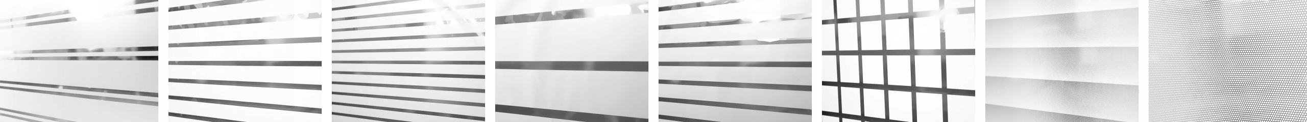 Folia samoprzylepna mrożona na szybę wzór paski 7 Marka inna