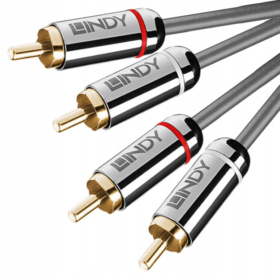 

Kabel 2x Rca -2x Rca Lindy 35347 Cromo Line 3m