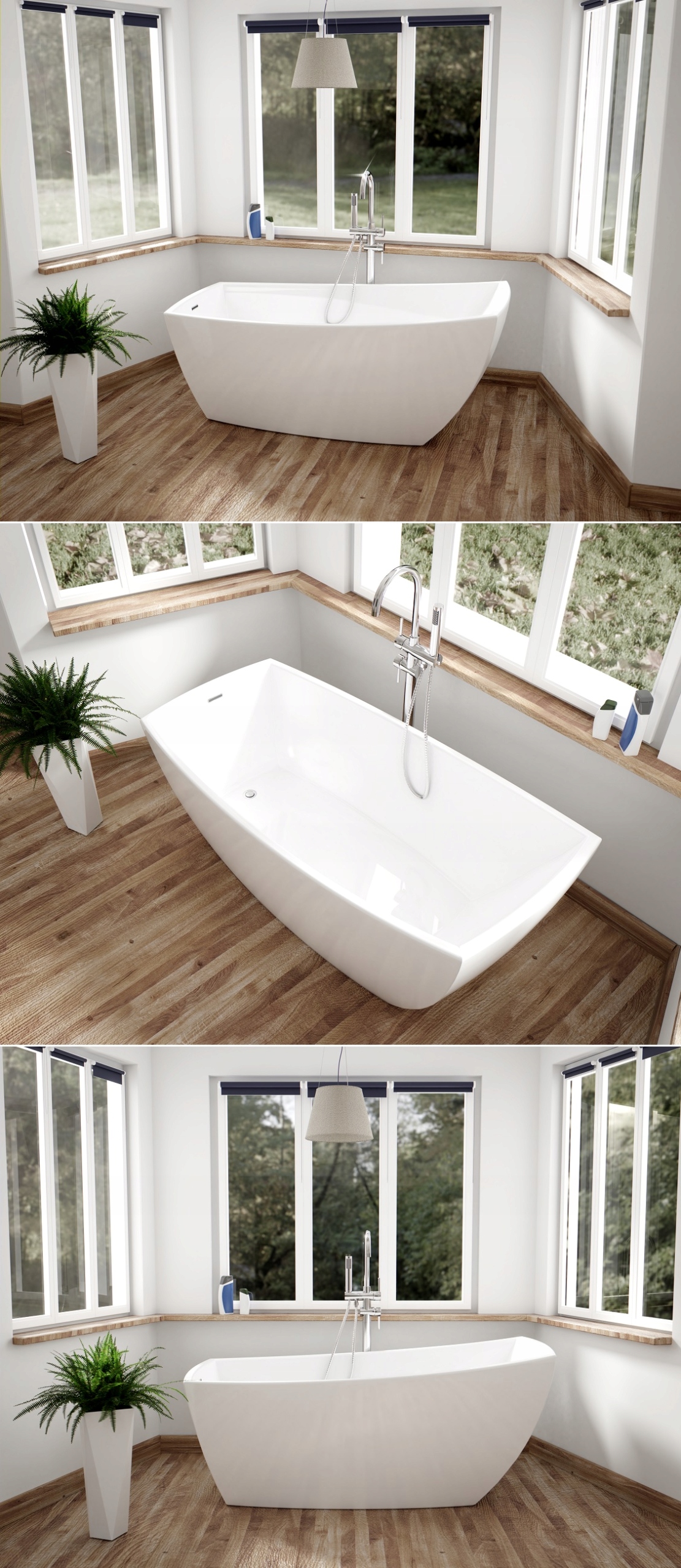 Wanna WOLNOSTOJĄCA MOLDE 170x80 + SYFON Typ wanny wolnostojąca