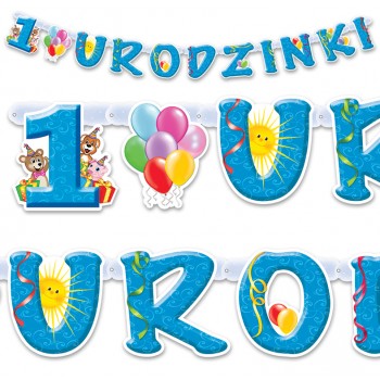 

Baner urodzinowy 1 urodziny roczek Pierwszy