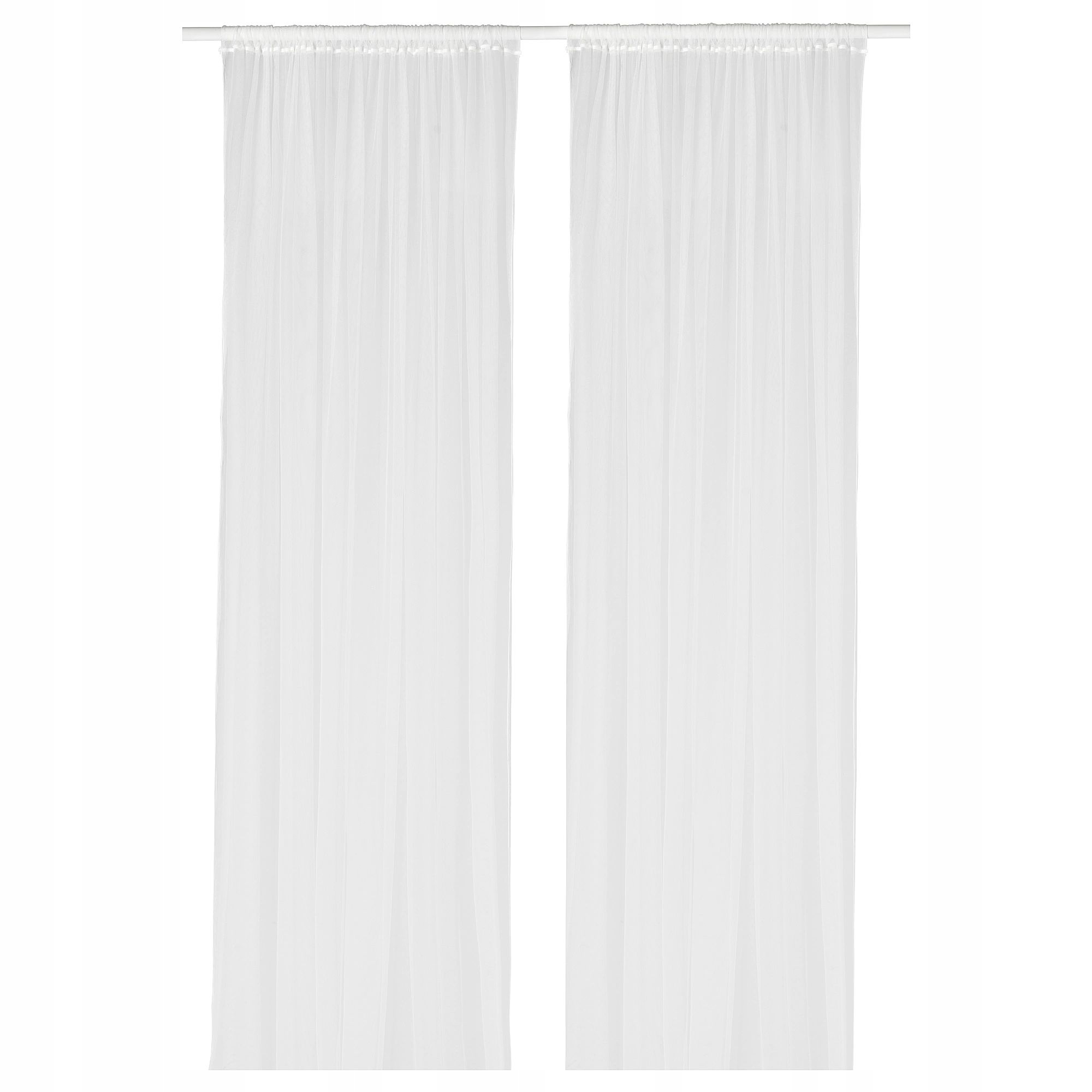 

Ikea LILL Firanki Białe Firany 300x280 cm -2 szt.
