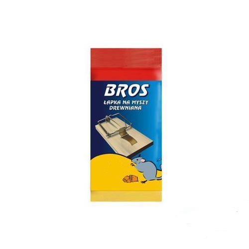 

Egaa - Łapka na myszy drewniana Bros