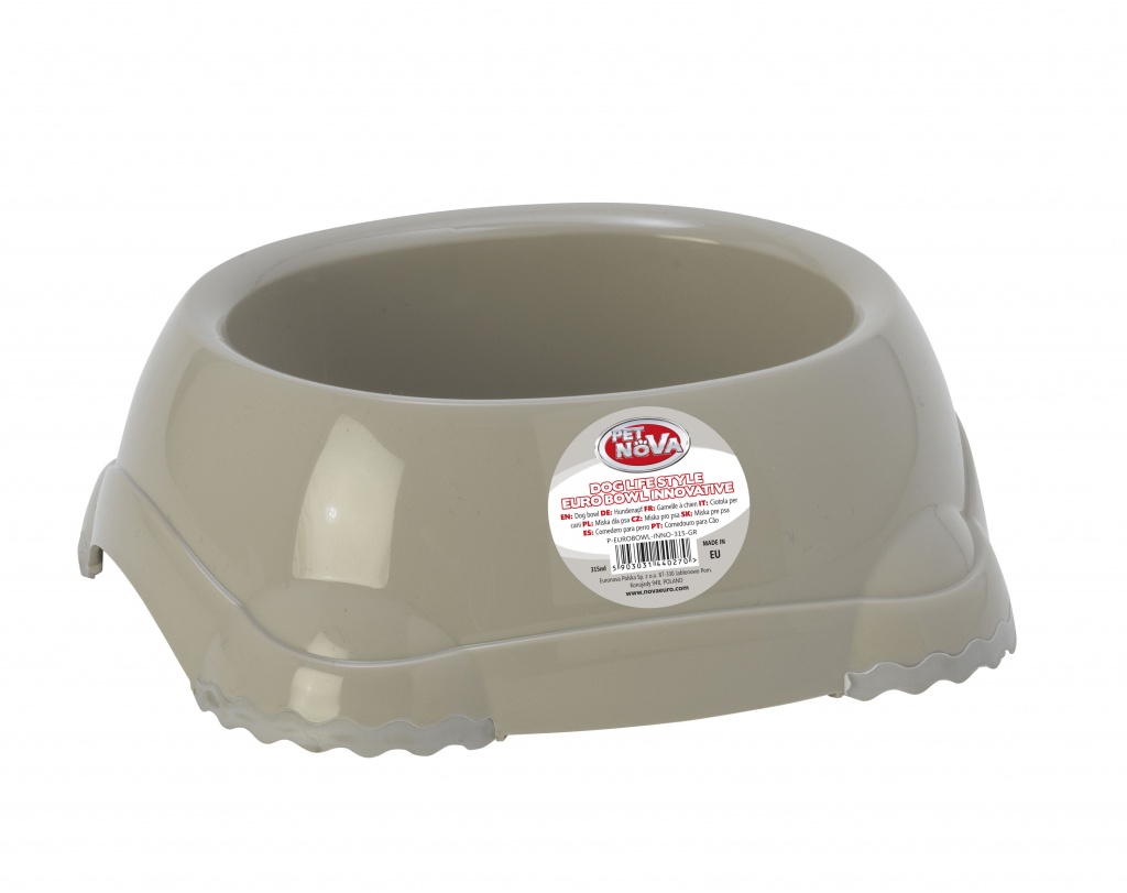 

Pet Nova Miska dla psa 1245 ml siwa