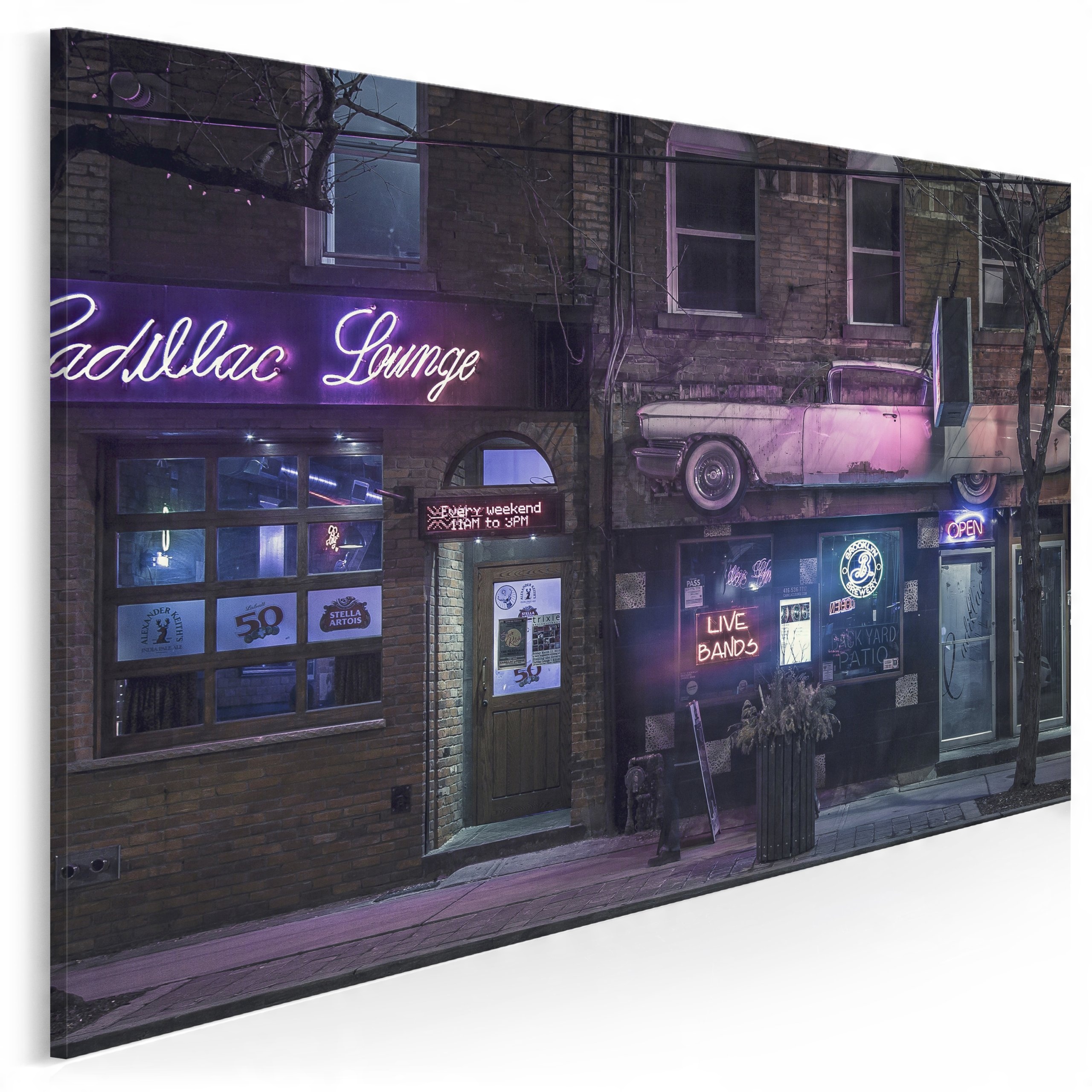 

901401 Fotgrafia na płótnie Ulice Neon Miasto