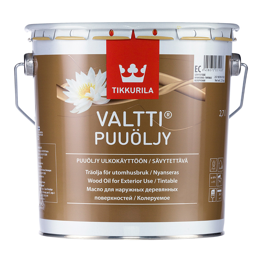 Tikkurila Valtti Wood Oil 2,7L - Olej do drewna (25700700130) • Cena ...