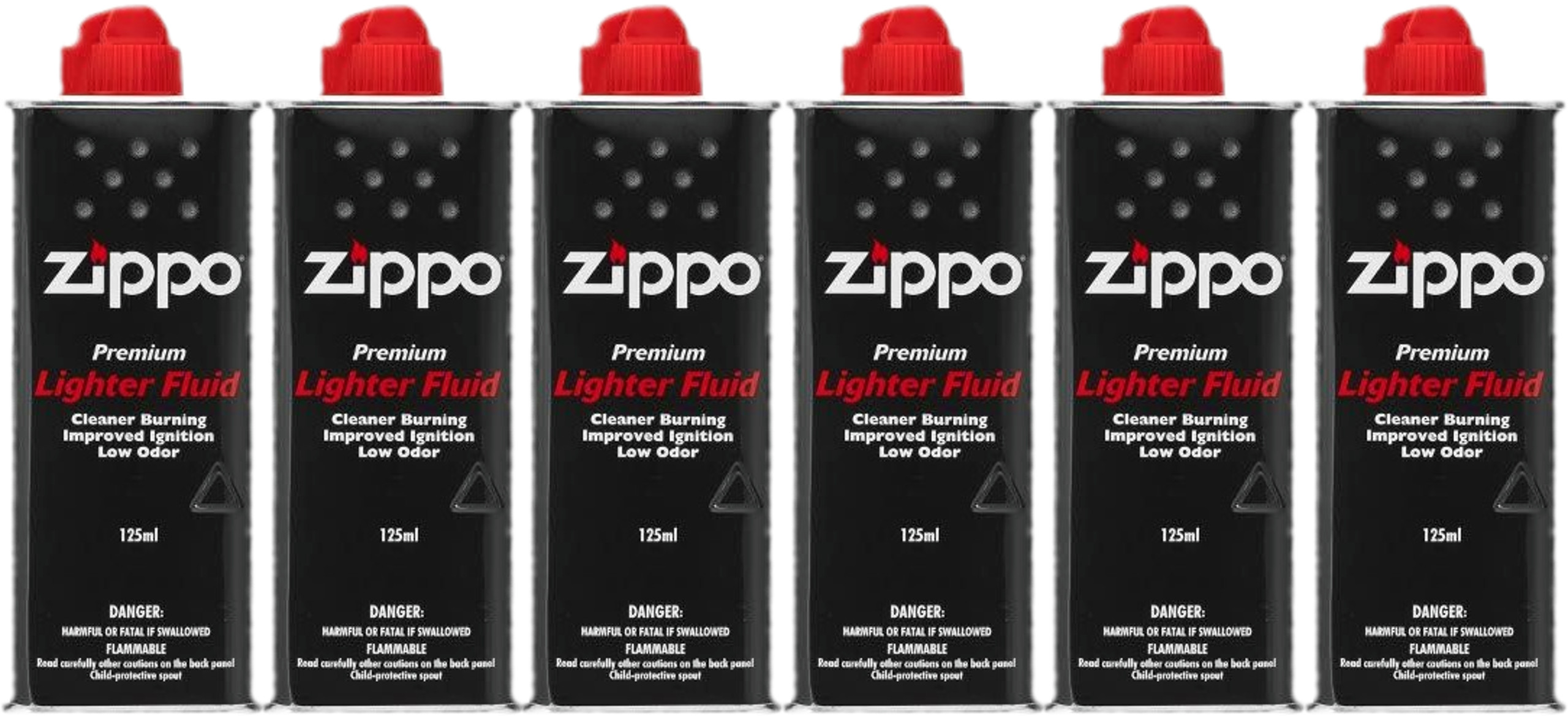 

6x Benzyna Zippo 125ml do zapalniczek benzynowych
