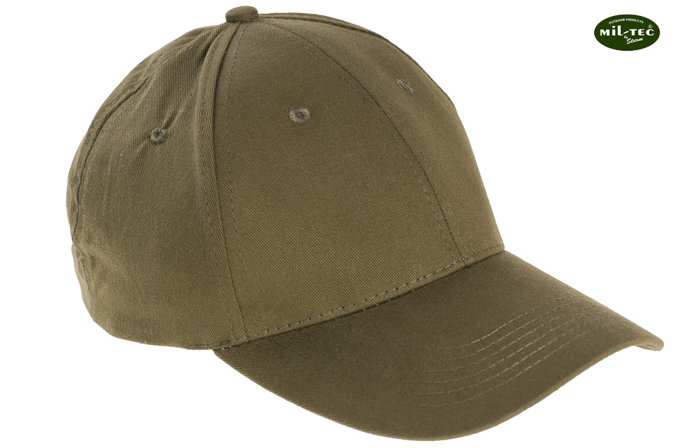 Baseballówka CZAPKA BASEBALL Zielona OLIV Olive Marka Mil-Tec