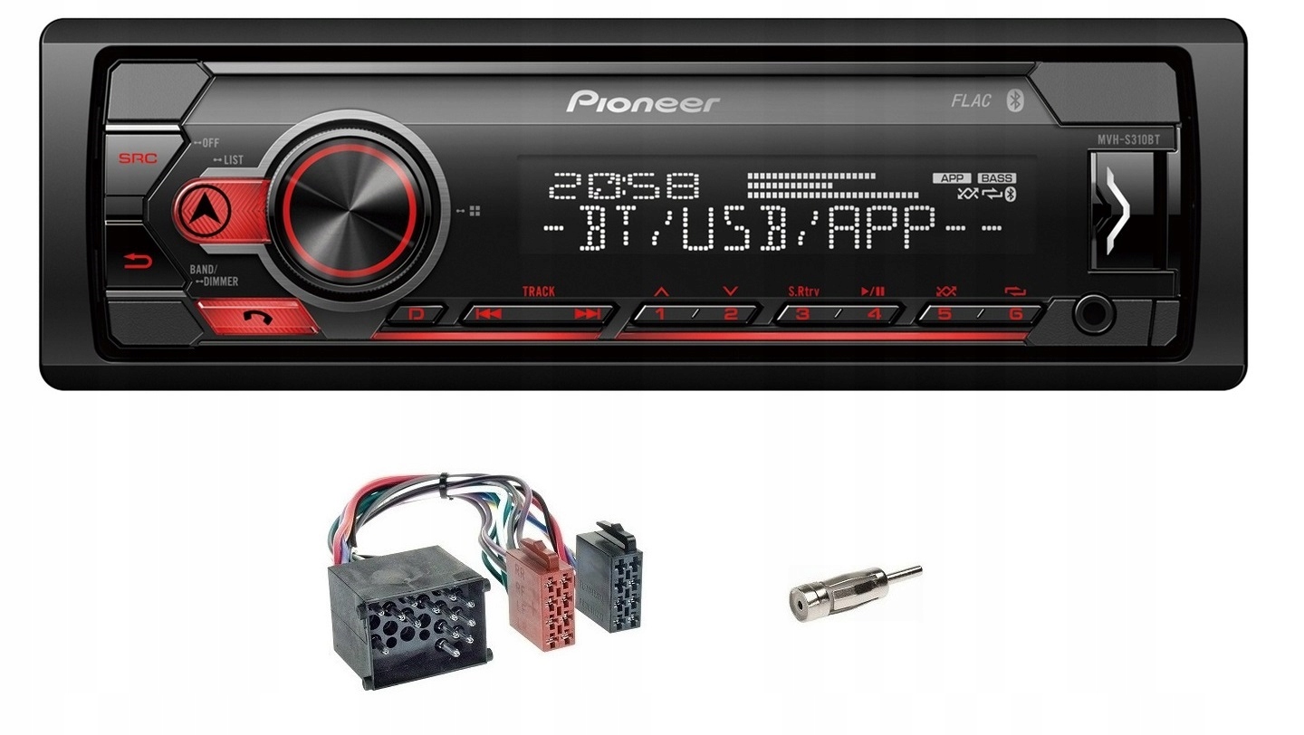 Autorádio Pioneer MVH-S310BT Bluetooth Bmw E32 E34 E36 E21 E28 E38