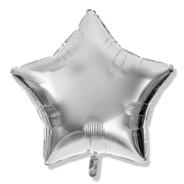 

Balon gwiazdka 45 cm foliowy srebrny