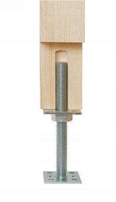 PODSTAWA SŁUPA KOTWA REGULOWANA 110x250x4,0MM OC Producent MiG